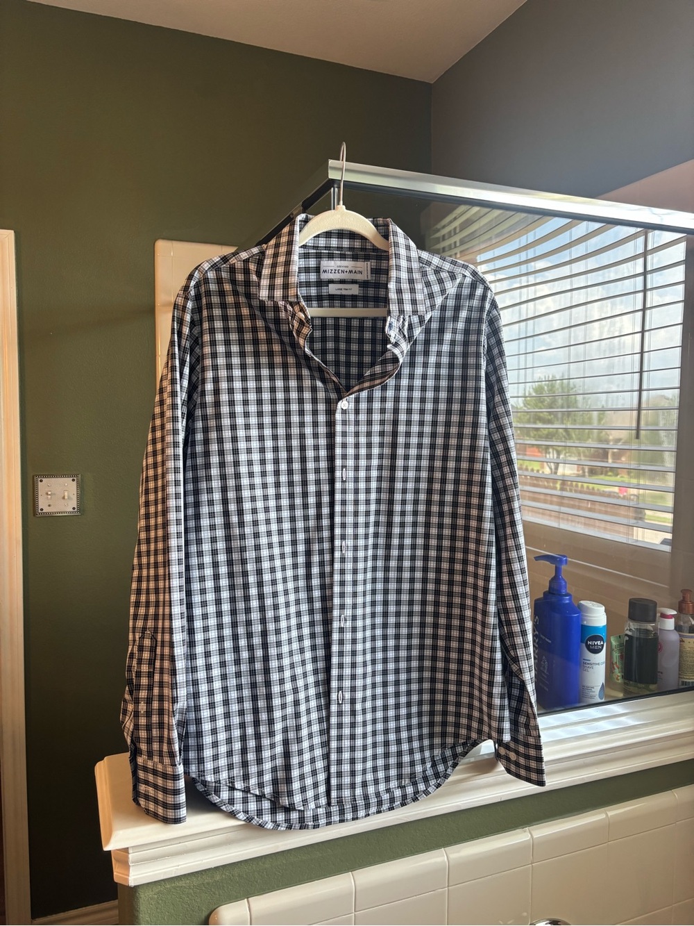 Mizzen+Main plaid  Button-Down